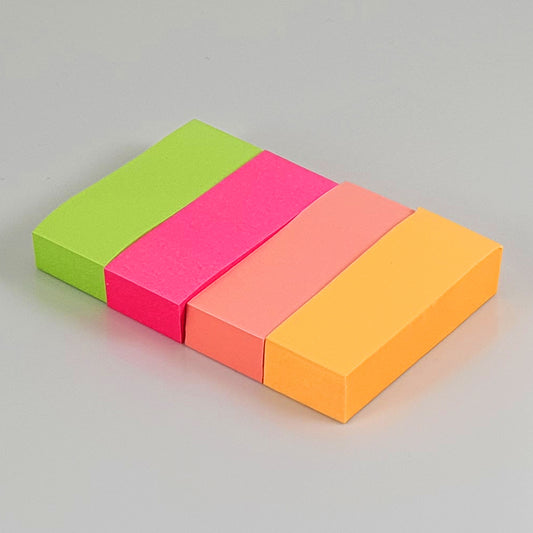 Multi-Color Cut Sticky NotesPads - Bright & Bold for Office, School & Home