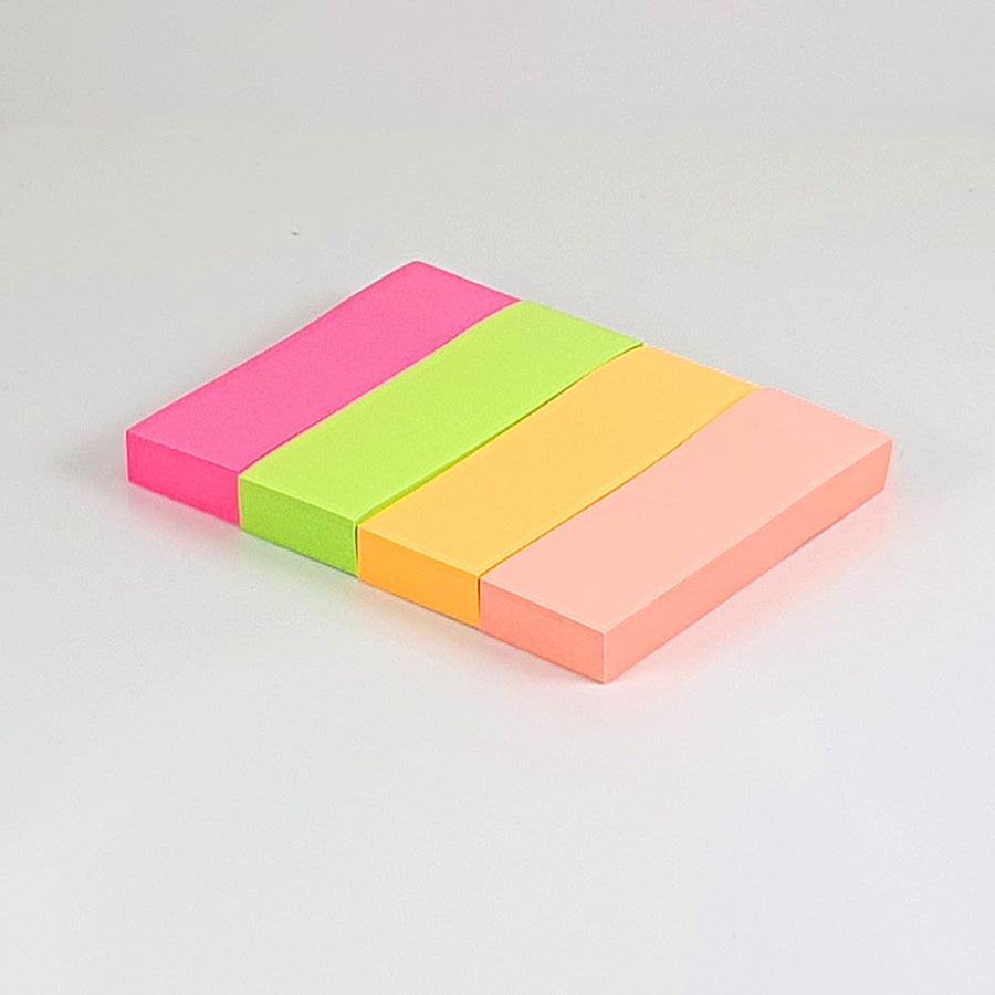 Multi-Color Cut Sticky NotesPads - Bright & Bold for Office, School & Home