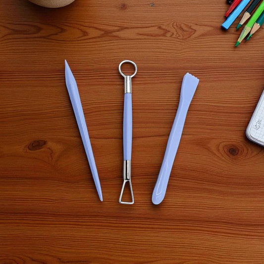 Plastic & Metal Clay Sculpting Tool 5-Piece Set , Multi-Functional Carving