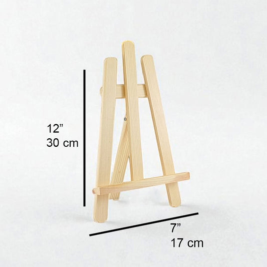 Compact Wooden Easel for Artists - Easel Stand for Table or Desk
