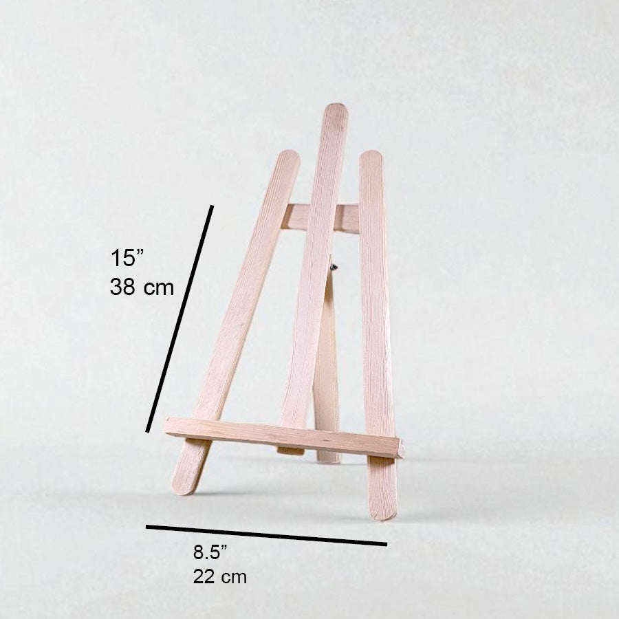 Compact Wooden Easel for Artists - Easel Stand for Table or Desk