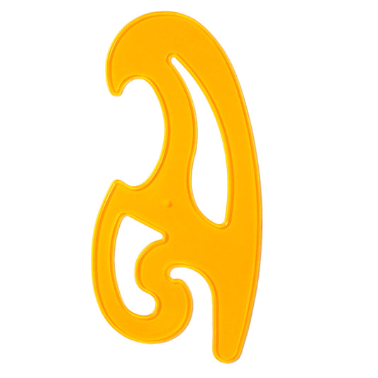 French Curve Ruler Set - Orange - Design & Drafting Tool