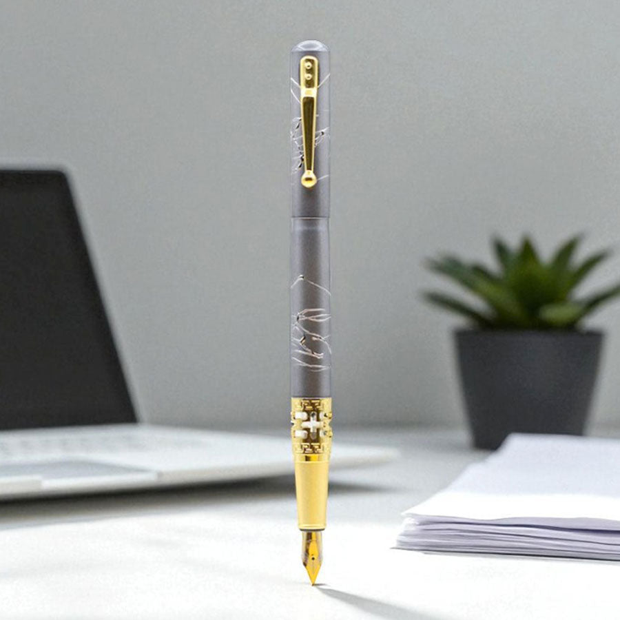 Fountain Pen for Discerning Writers - Unique Colors with Luxurious Gold Accents
