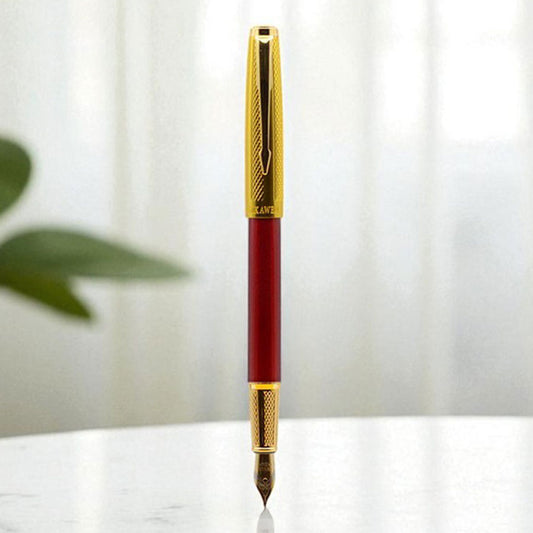 High-Quality Fountain Pens - Assorted Colors with Gold Accents for Smooth Writing