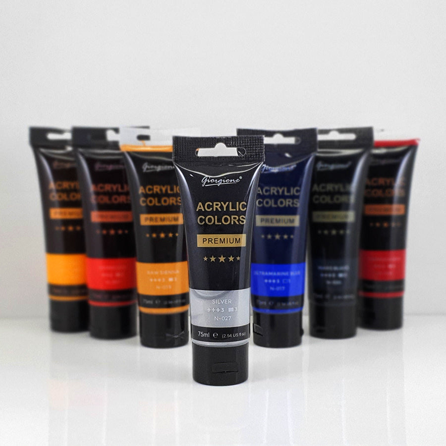 Giorgione Premium Acrylic Painting Colors 75ml Tube for Artists