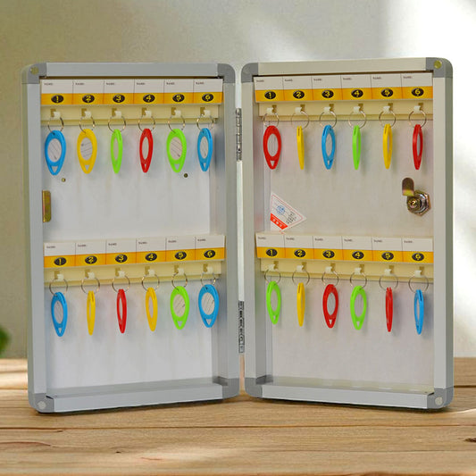 Aluminum Key Box – Secure Wall-Mounted Key Storage Organizer