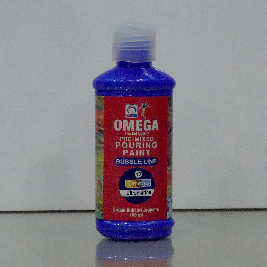 Omega Bubble Line – Vivid Pre-Mixed Pouring Paint Set 12 colors