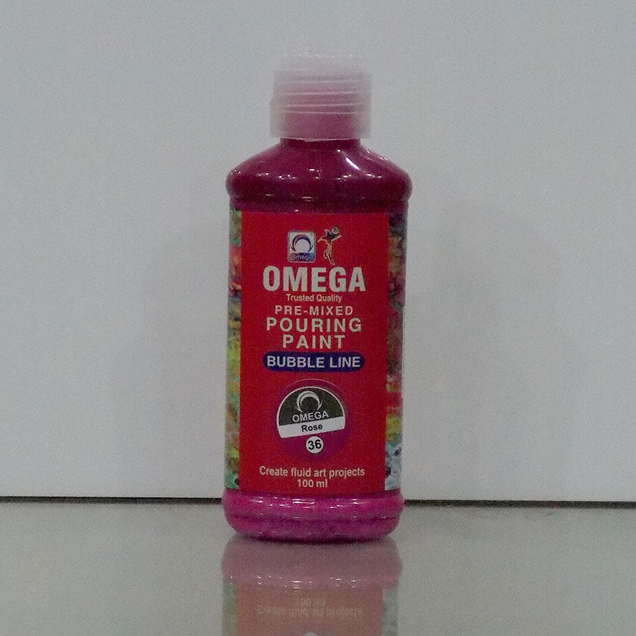 Omega Bubble Line – Vivid Pre-Mixed Pouring Paint Set 12 colors