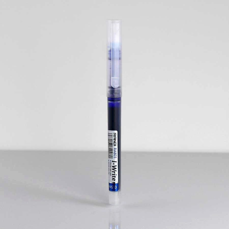 Randi I-Write Ballpoint Pens - Transparent Barrel - Ergonomic Design - Office, School