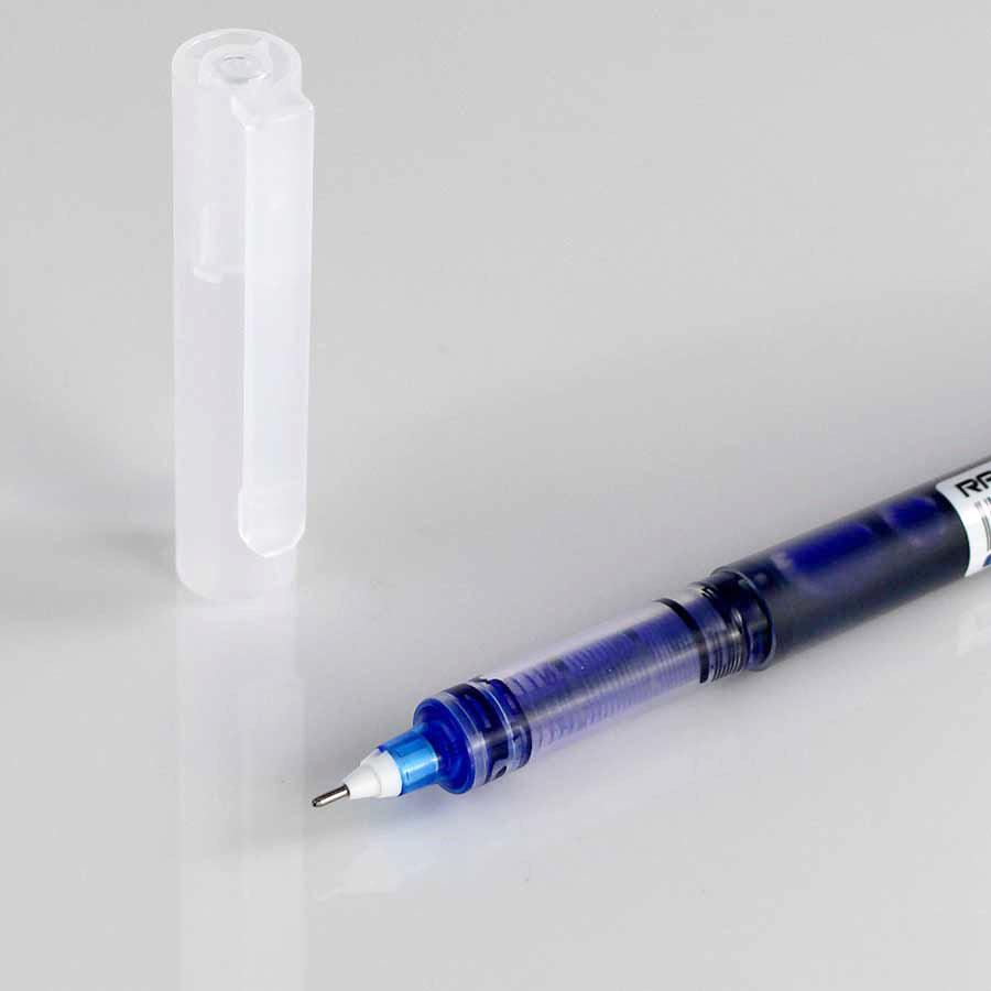 Randi I-Write Ballpoint Pens - Transparent Barrel - Ergonomic Design - Office, School