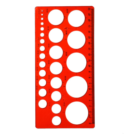 Circle Stencil Template - Accurate Drawing Tool for Artists, Designers, and Students