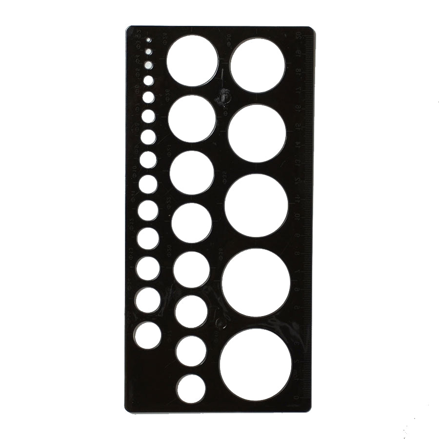 Circle Stencil Template - Accurate Drawing Tool for Artists, Designers, and Students