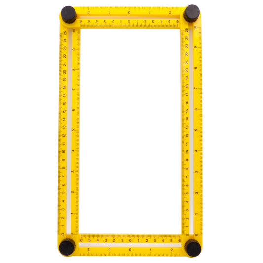 Multi-Angle Measuring Ruler – Adjustable Template Tool for Precision Layouts