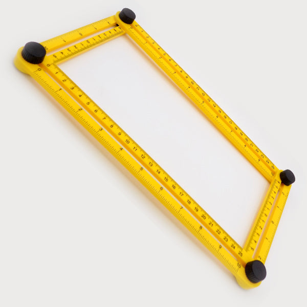 Multi-Angle Measuring Ruler – Adjustable Template Tool for Precision Layouts