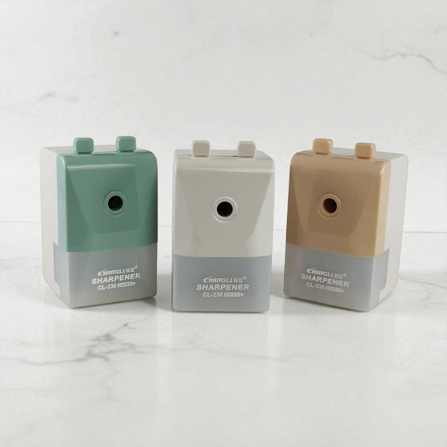 Desk Pencil Sharpener - Easy to Use, Durable & Compact for Students & Professionals