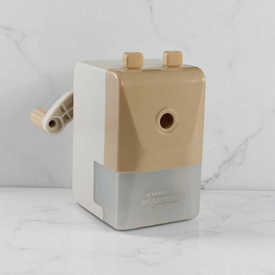 Desk Pencil Sharpener - Easy to Use, Durable & Compact for Students & Professionals