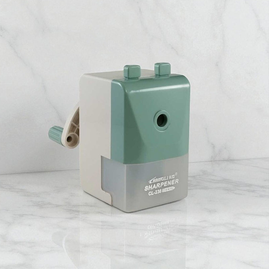 Desk Pencil Sharpener - Easy to Use, Durable & Compact for Students & Professionals
