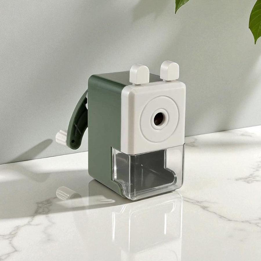 Compact Manual Pencil Sharpener for School & Office Supplies - Portable & Easy to Use