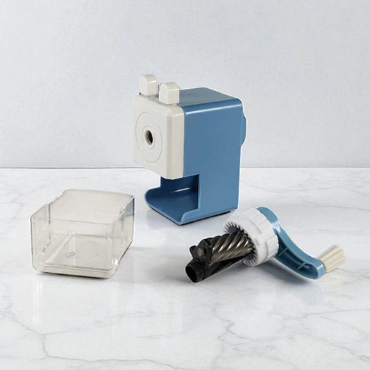 Compact Manual Pencil Sharpener for School & Office Supplies - Portable & Easy to Use