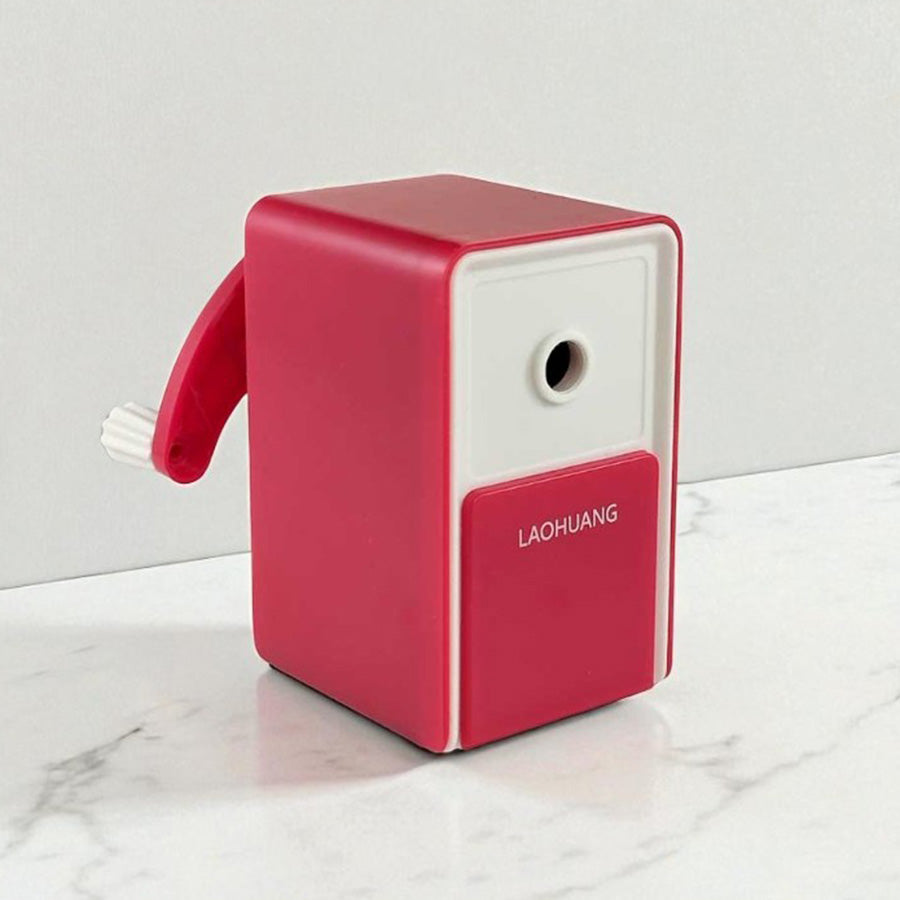 Colorful Manual Pencil Sharpener - Easy to Use Sharpener for Colored Pencils, Graphite, & More