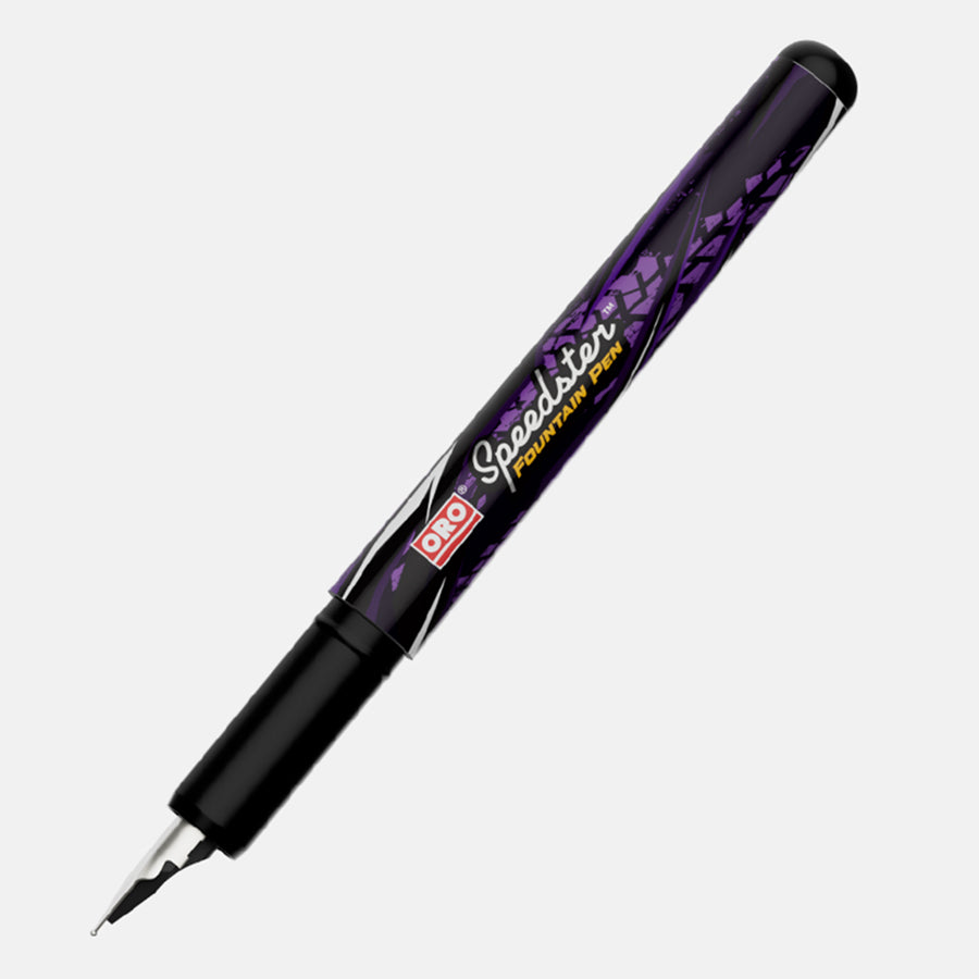 ORO Speedster Fountain Pen - Unique Green Leaf Pattern , Smooth Ink Flow