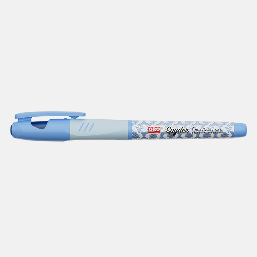ORO Spyder Fountain Pen- Geometric Patterned Design - Ideal for Writers