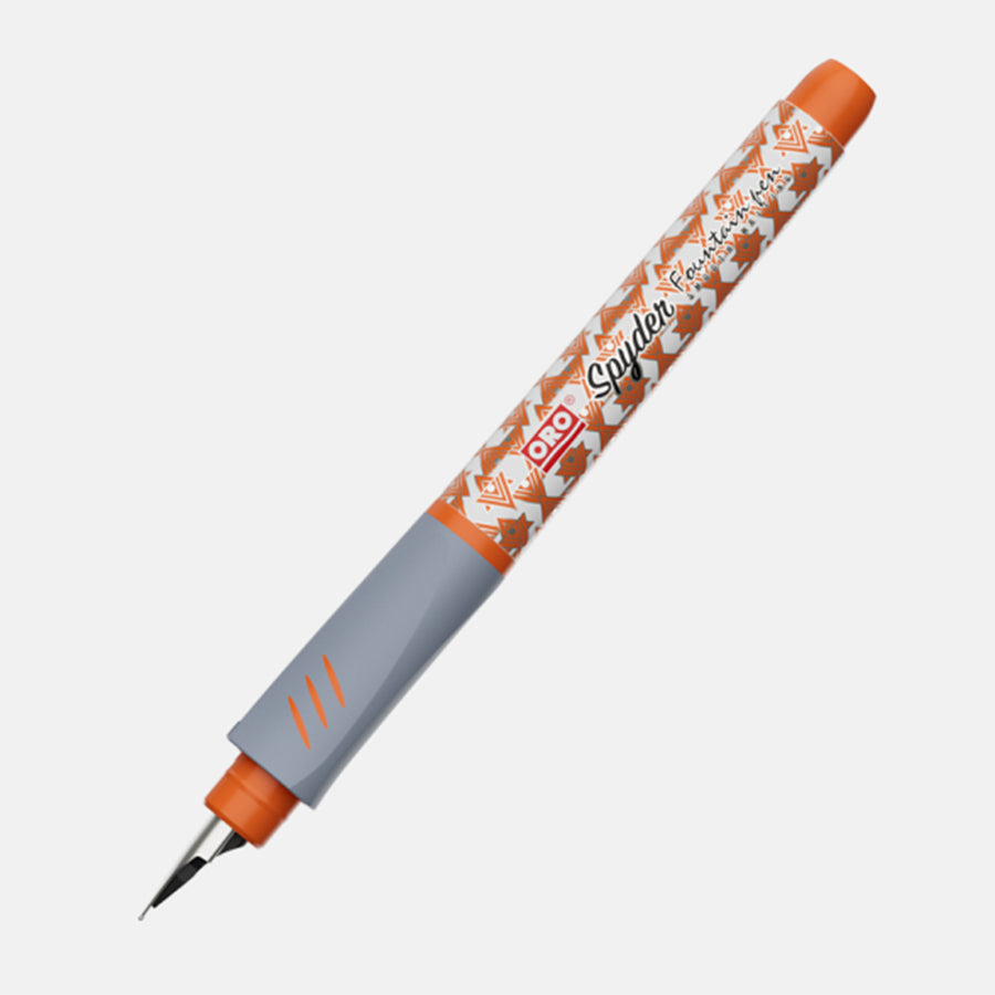 ORO Spyder Fountain Pen- Geometric Patterned Design - Ideal for Writers