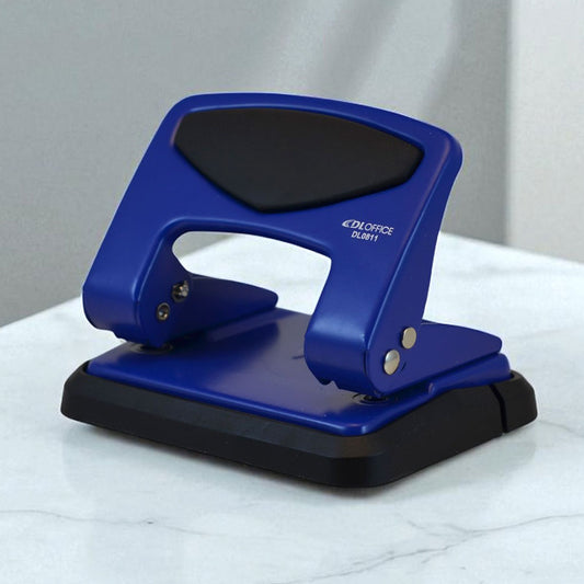 DL OFFICE Metal Paper Punch by - DL0812 - High Capacity Punch for Office and School Use