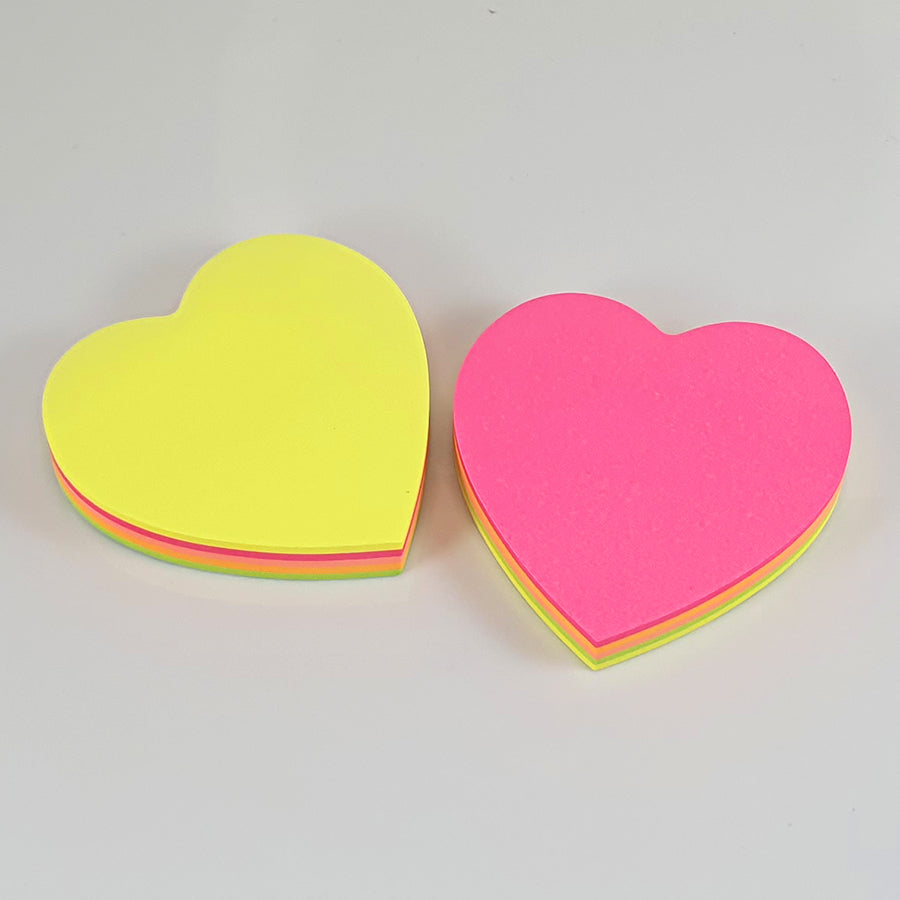Multi-Color Shaped Sticky Notes - Strong Adhesive - Ideal for Office, School & Home