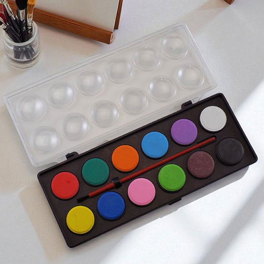 Vneeds Water Colour Paint Set - 12 Colors for Artistic Creations