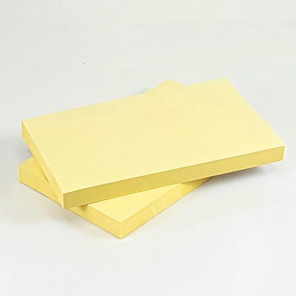 Yellow Sticky Notes - Adhesive Memo Pads for Office and Home Use