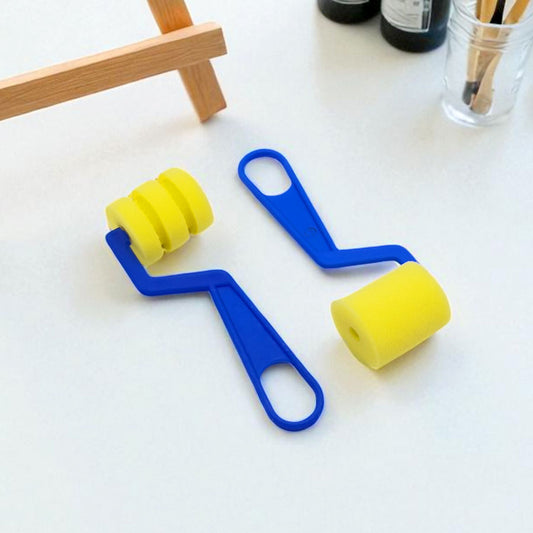Paint Roller with Interchangeable Heads for Painting, Drawing