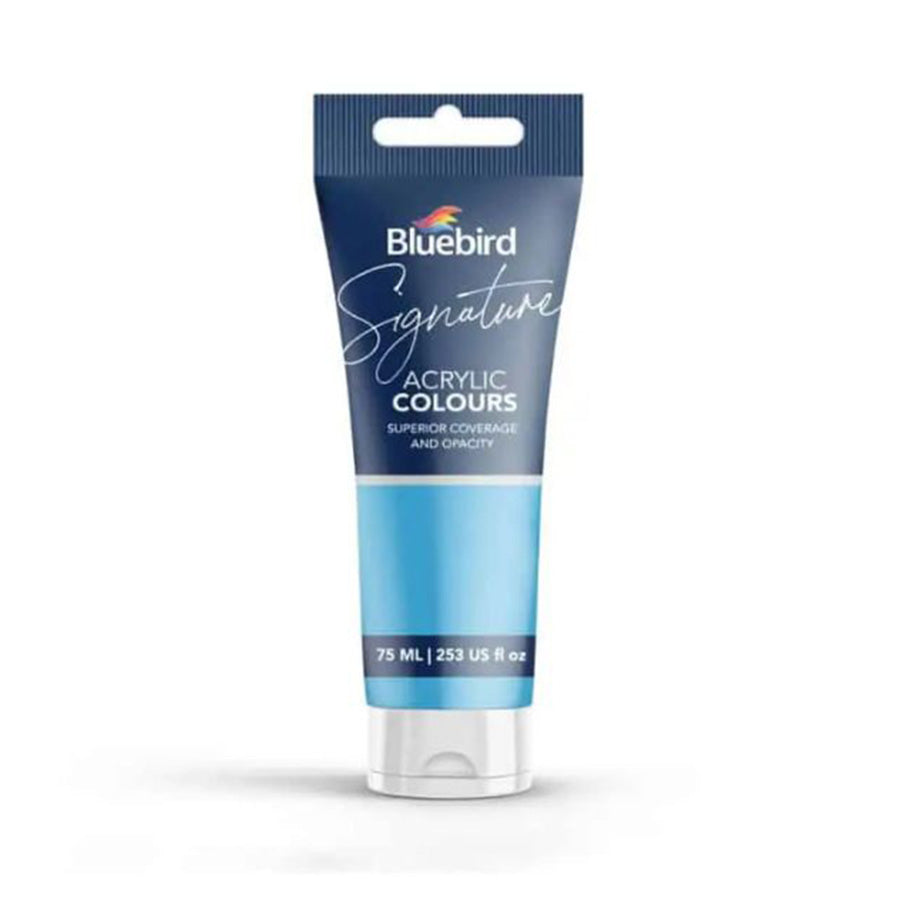 Bluebird Acrylic Paint 75ml Tube - Best for artists , Painters etc