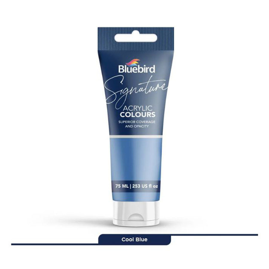 Bluebird Acrylic Paint 75ml Tube - Best for artists , Painters etc