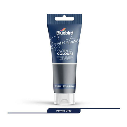 Bluebird Acrylic Paint 75ml Tube - Best for artists , Painters etc