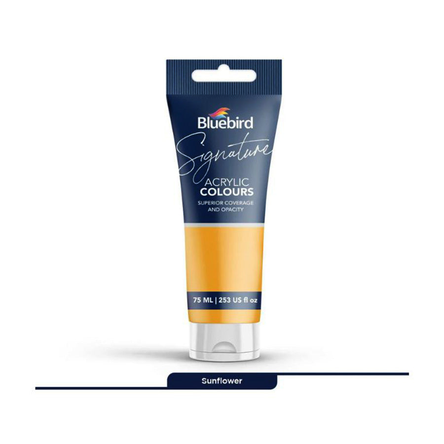 Bluebird Acrylic Paint 75ml Tube - Best for artists , Painters etc