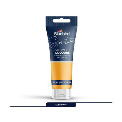 Bluebird Acrylic Paint 75ml Tube - Best for artists , Painters etc