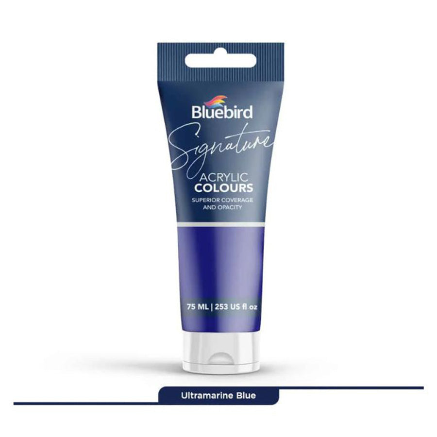 Bluebird Acrylic Paint 75ml Tube - Best for artists , Painters etc