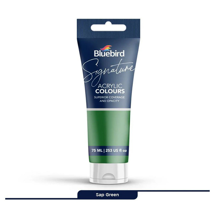 Bluebird Acrylic Paint 75ml Tube - Best for artists , Painters etc