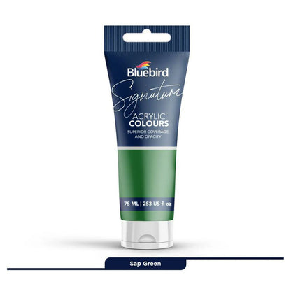 Bluebird Acrylic Paint 75ml Tube - Best for artists , Painters etc