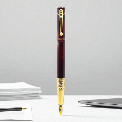 Fountain Pen for Discerning Writers - Unique Colors with Luxurious Gold Accents