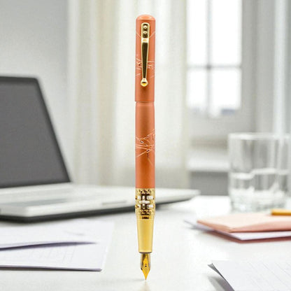 Fountain Pen for Discerning Writers - Unique Colors with Luxurious Gold Accents