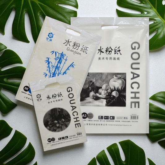 Gouache Painting Paper Loose Sheets – 160GSM Acid-Free 20 Sheets