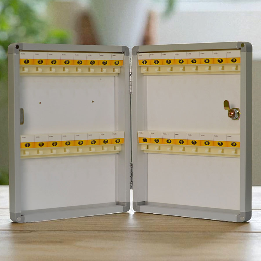 Aluminum Key Box – Secure Wall-Mounted Key Storage Organizer