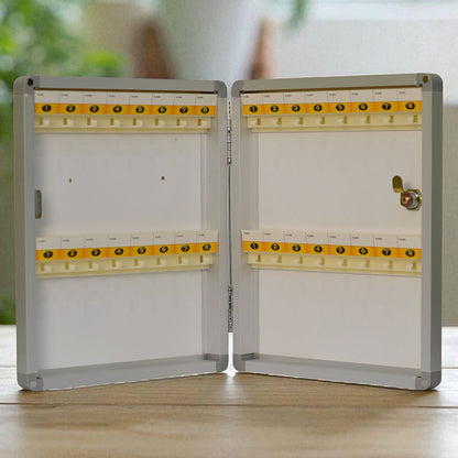 Aluminum Key Box – Secure Wall-Mounted Key Storage Organizer