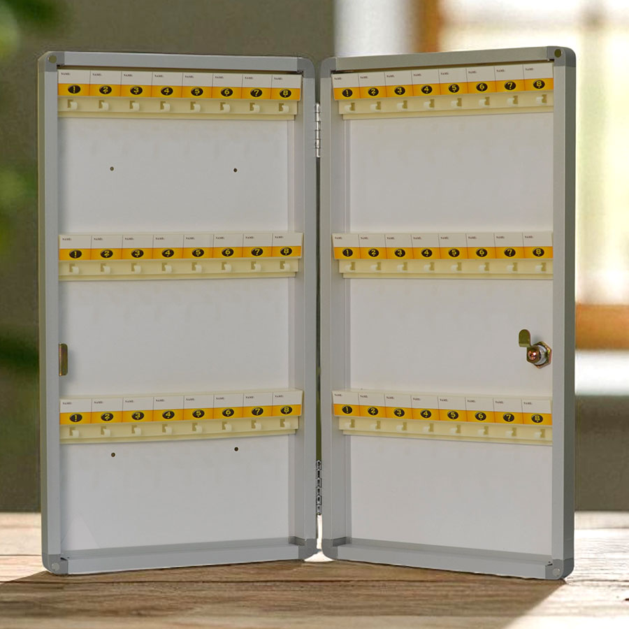 Aluminum Key Box – Secure Wall-Mounted Key Storage Organizer