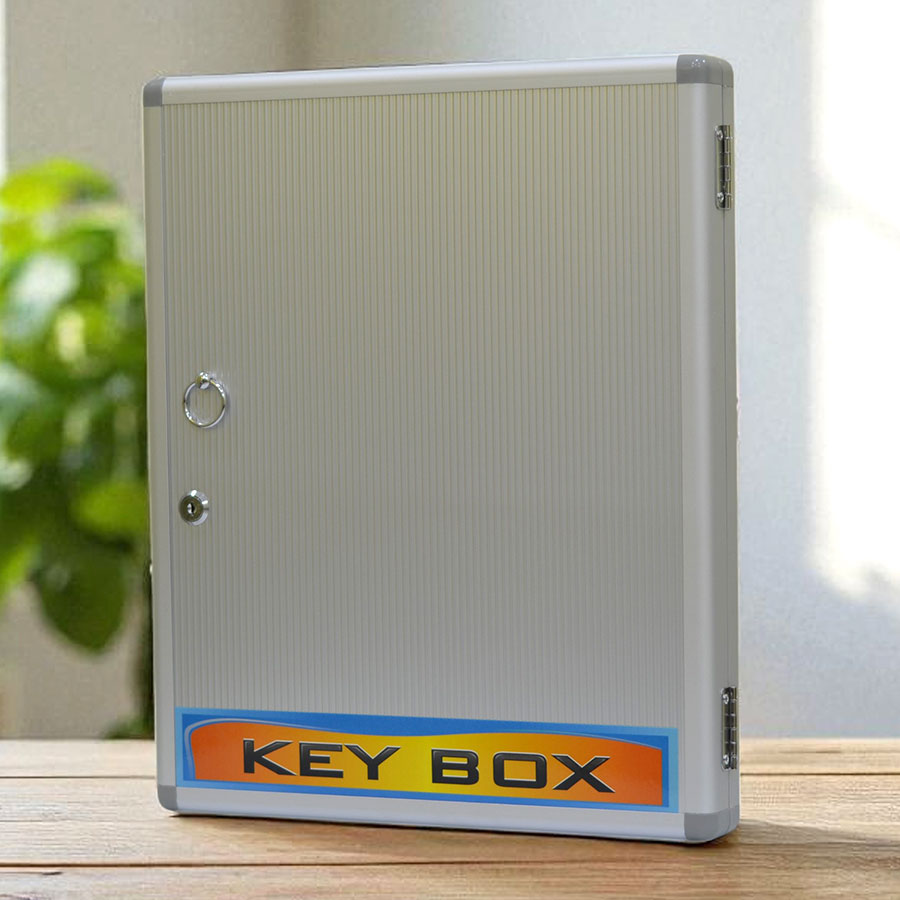 Aluminum Key Box – Secure Wall-Mounted Key Storage Organizer