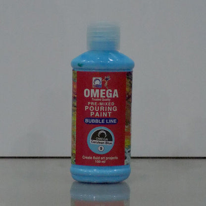 Omega Bubble Line – Vivid Pre-Mixed Pouring Paint Set 12 colors