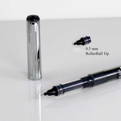 Randi Rollerball Pens - Transparent Barrel - Smooth Writing Experience