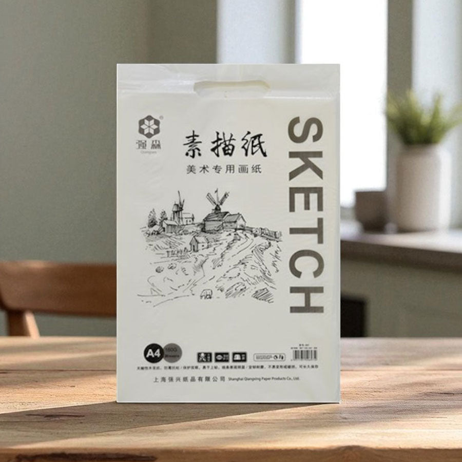 Sketch Paper Loose Sheets – Premium 160GSM Acid-Free Drawing Paper